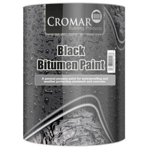 Cromar Black Bitumen Paint 5Ltr
